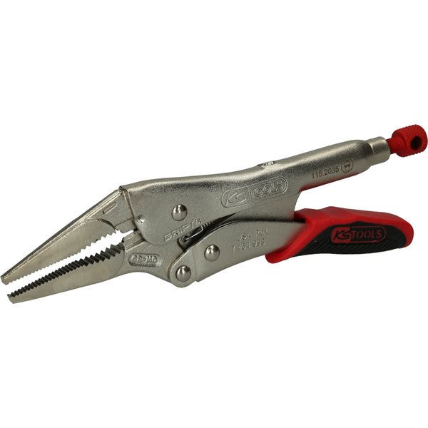 KS-Tools 115.2035 Langbacken-Gripzange mir Easy-Re lease,45mm,L=225mm