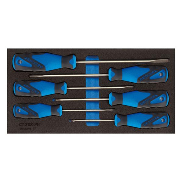 Gedore 1500 CT1-2150 PZ Screwdriver set in Check-T ool-Module