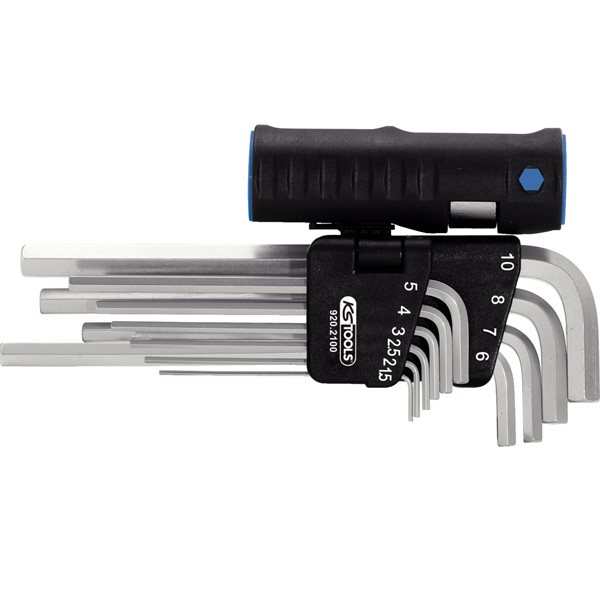 KS-Tools 920.2100 Innen6kant-Winkelstiftschlüssel- 
