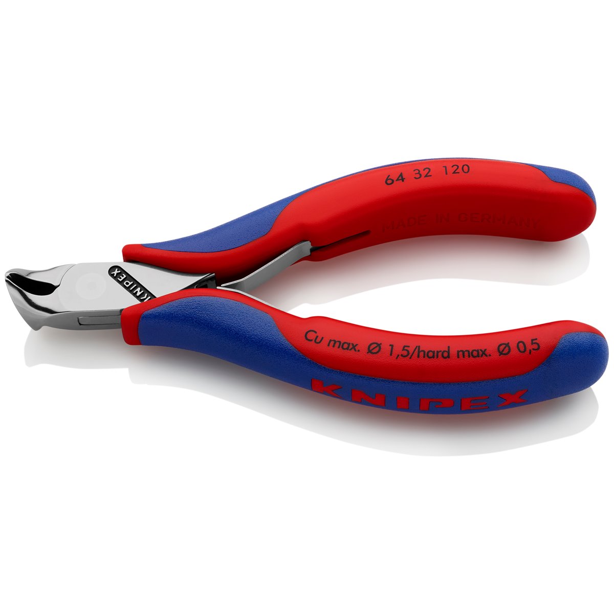 Knipex 64 32 120 OBLIQUE CUTTING NIPPERS 