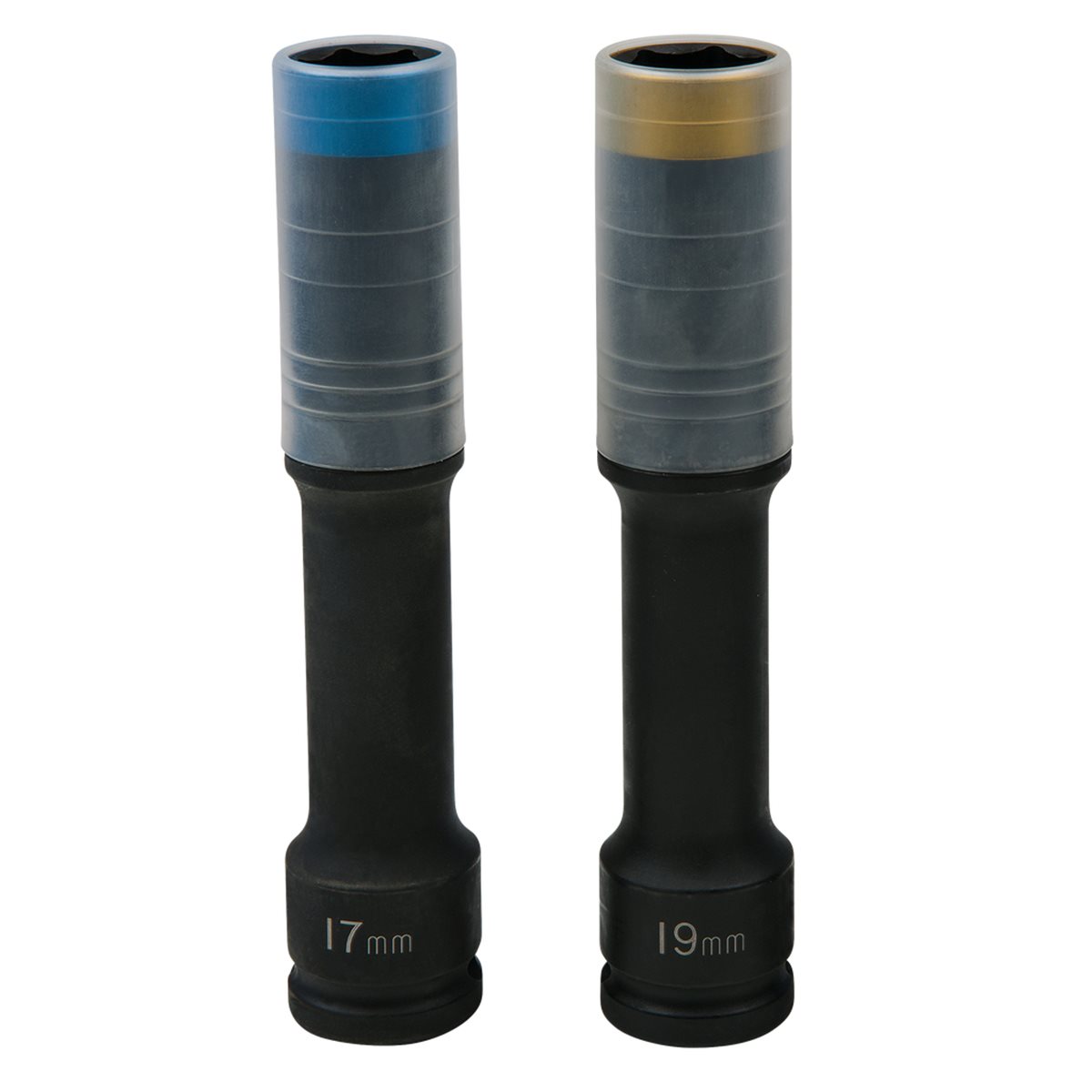 KS-Tools 515.0621 SlimPOWER Impact-Stecknuss-Satz, extra lang, 2-tlg., 1/2", 17+19mm