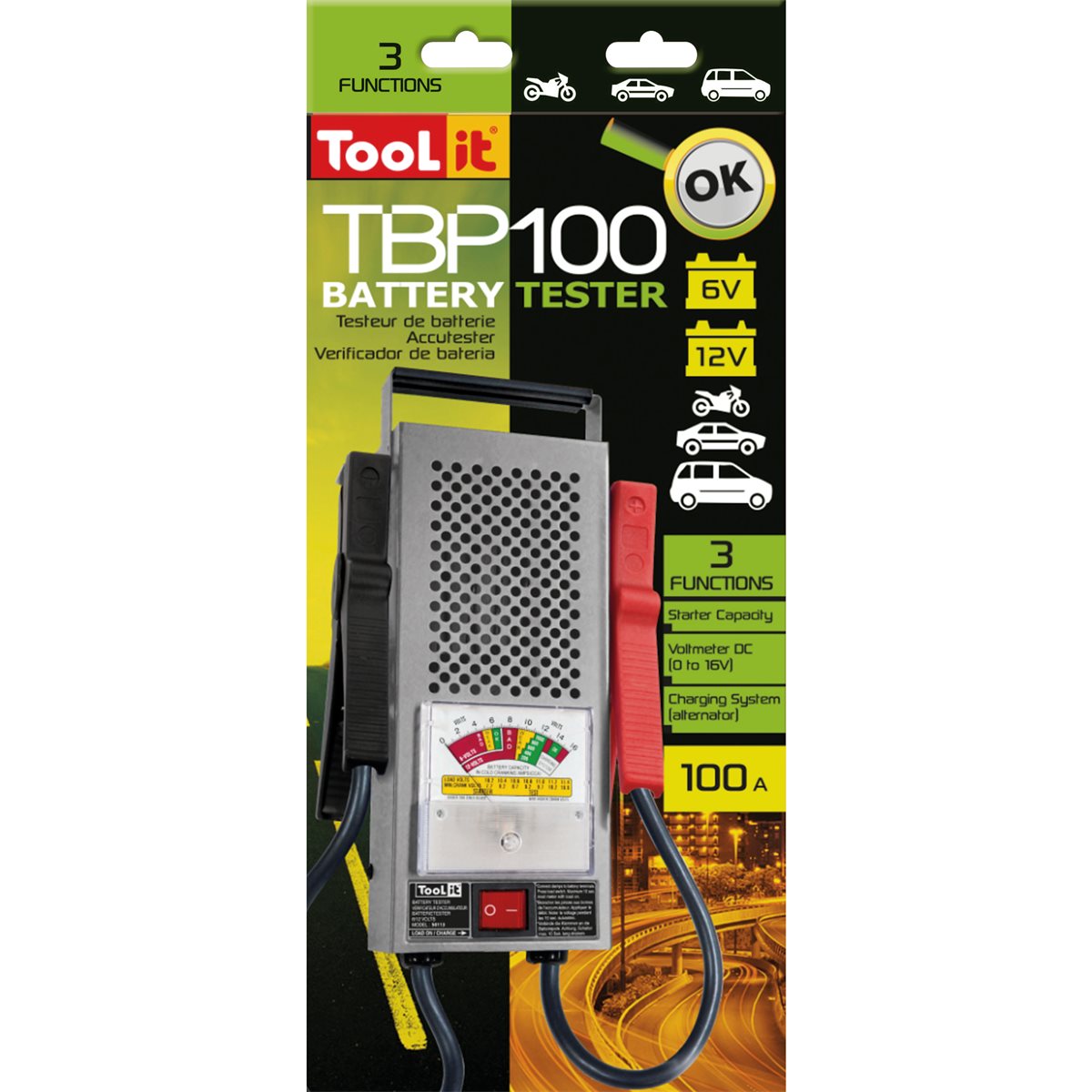testeur de batterie GYS TBP 100 6-12 volts